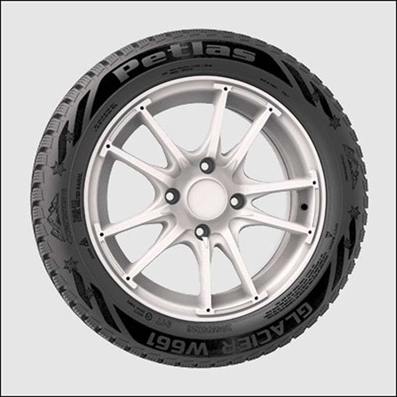 Set of (4) New 185/65R14 Petlas Glacier W661 86T - Image 2