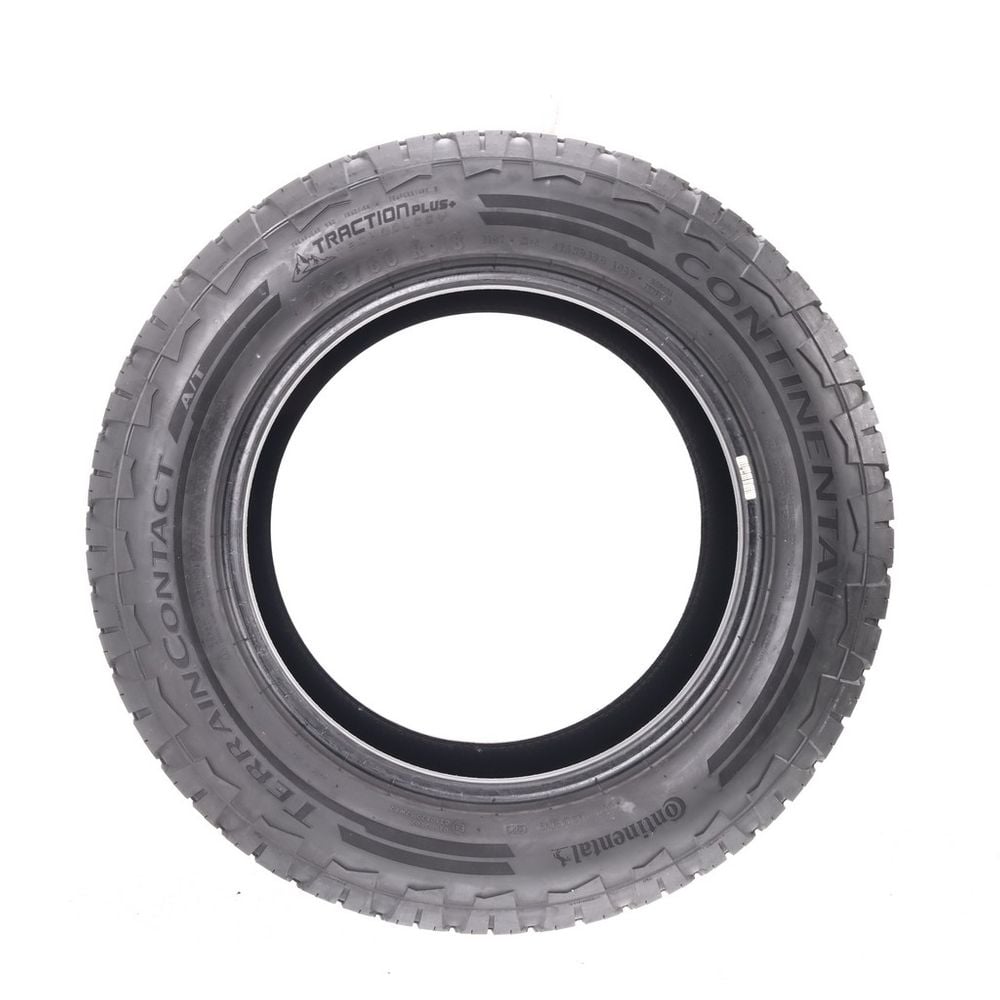 Set of (2) Used 265/60R18 Continental TerrainContact AT 110T - 7.5-8/32 - Image 3