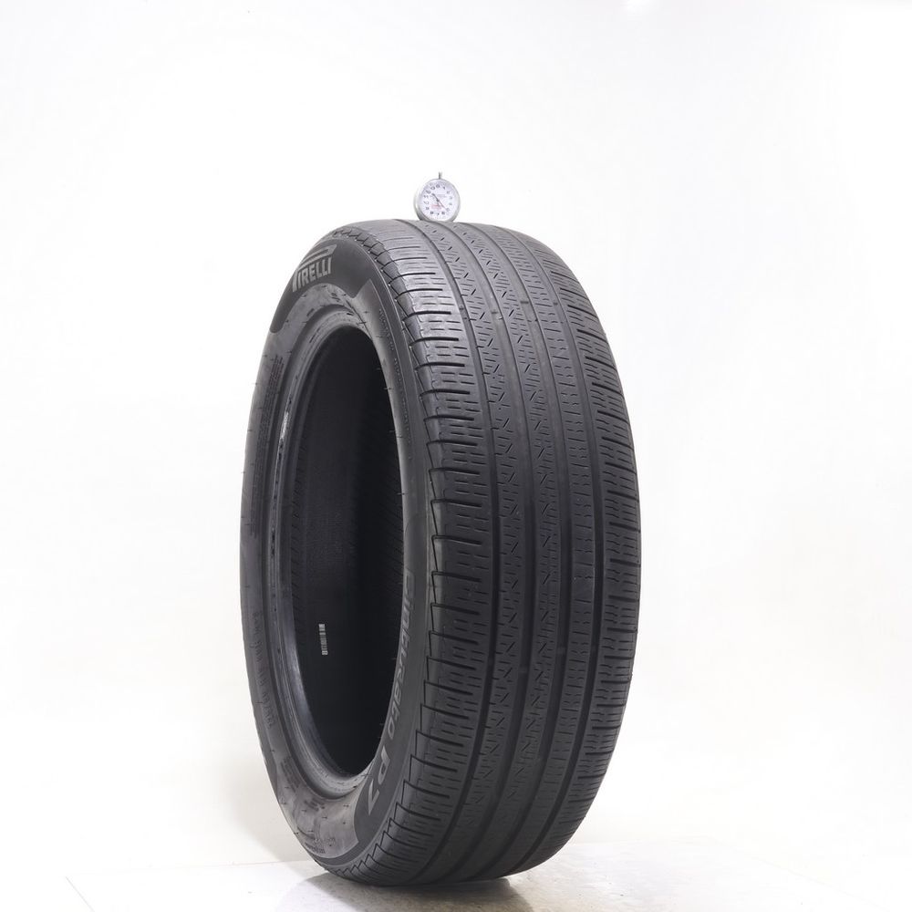 Set of (2) Used 225/55R19 Pirelli Cinturato P7 Plus II 99H - 5-6.5/32 - Image 1