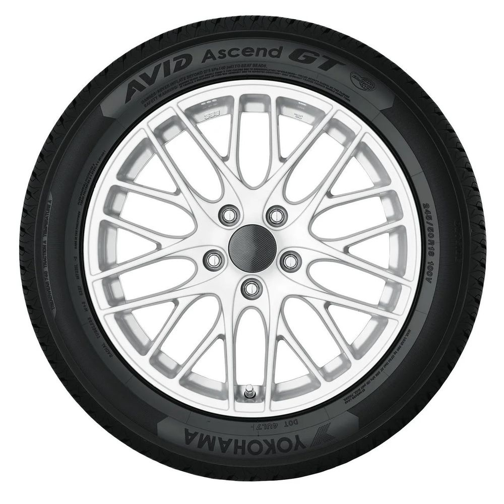 Set of (2) New 215/45R17 Yokohama AVID Ascend GT 91V - Image 2