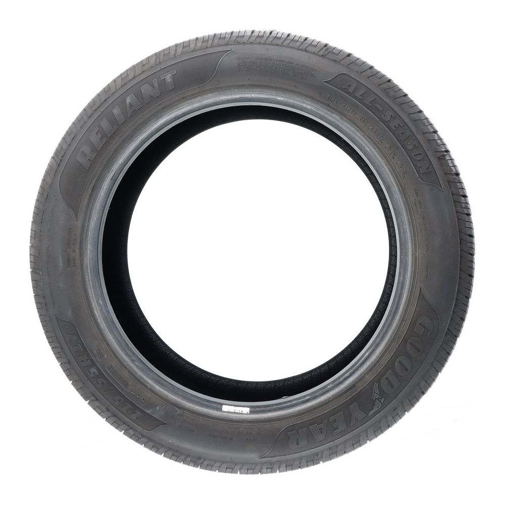 Set of (4) Used 215/55R17 Goodyear Reliant All-season 94V - 8-9/32 - Image 6