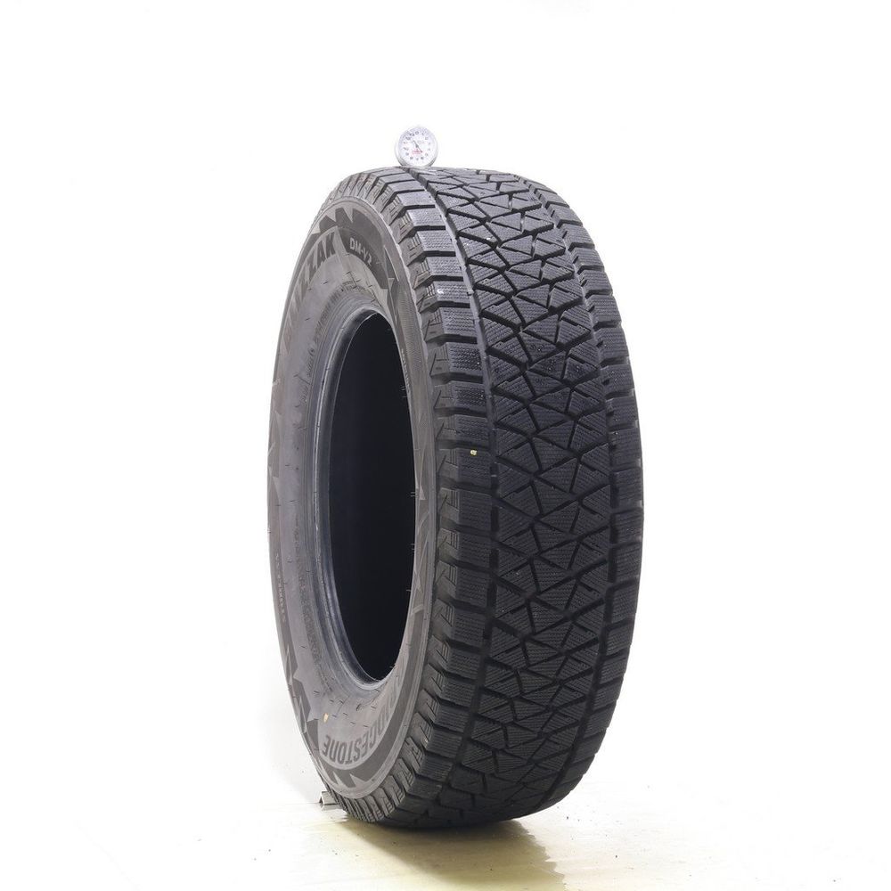 Set of (2) Used 245/70R17 Bridgestone Blizzak DM-V2 110S - 12.5/32 - Image 1