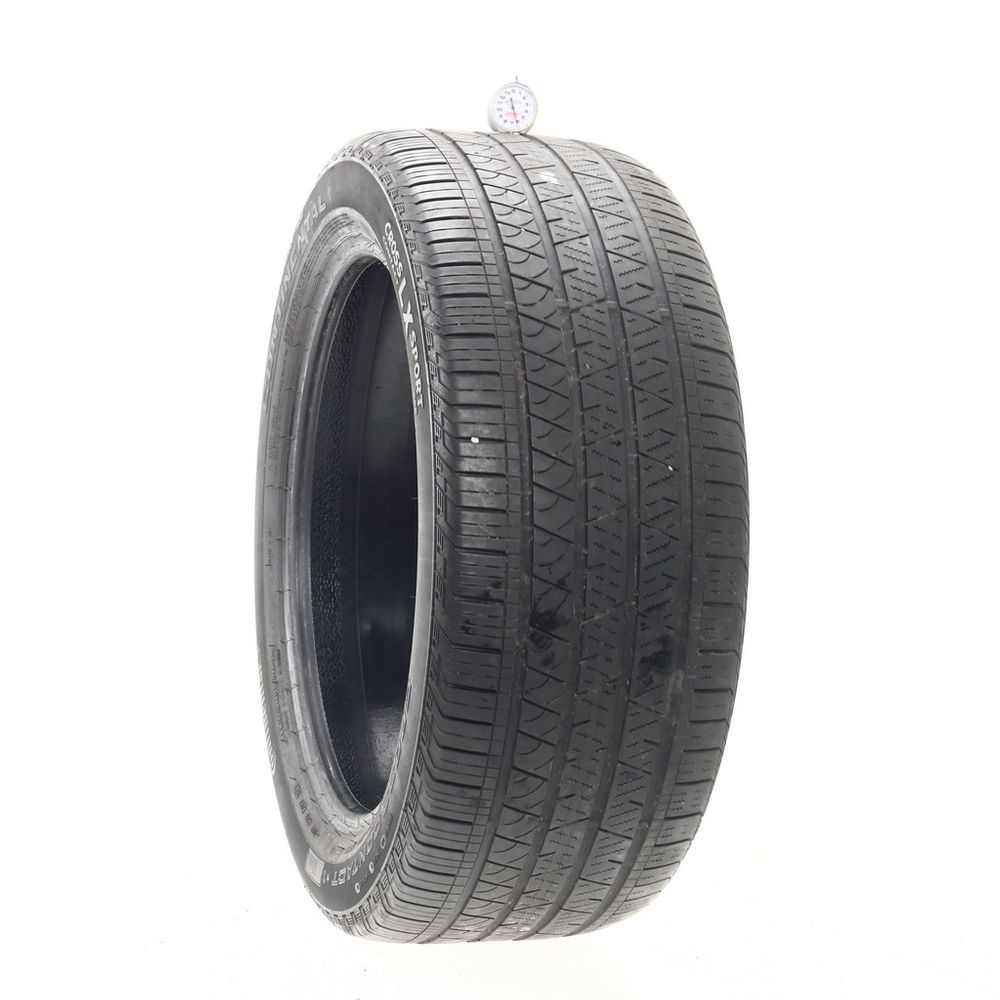 Set of (2) Used 285/45R21 Continental CrossContact LX Sport SSR 113H - 6-7.5/32 - Image 1