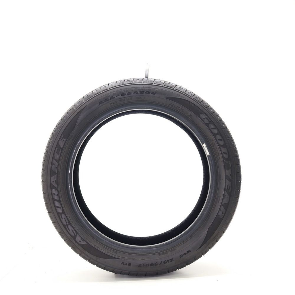 Set of (2) Used 215/50R17 Goodyear Assurance All-Season 91V - 6-7.5/32 - Image 6