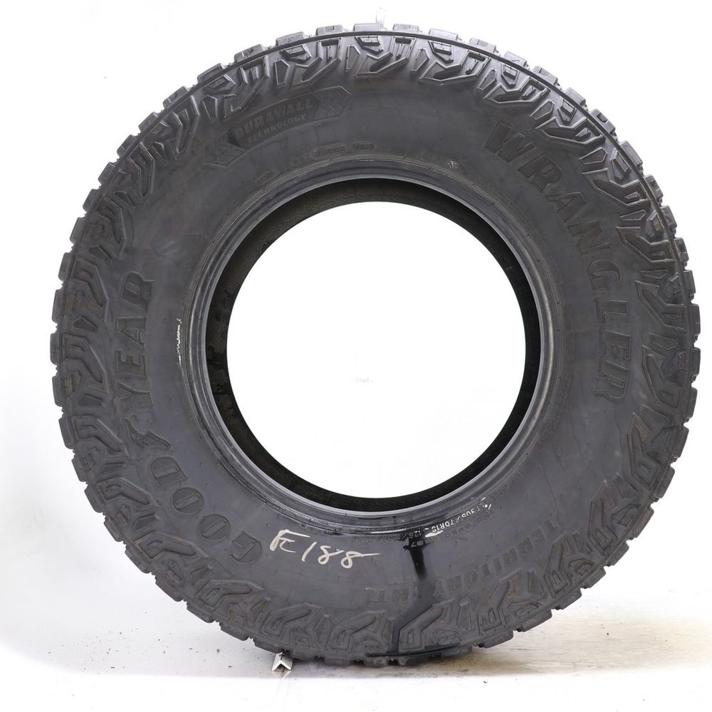 Set of (2) Used LT 305/70R18 Goodyear Wrangler Territory MT 126/123R E - 10-10.5/32 - Image 3