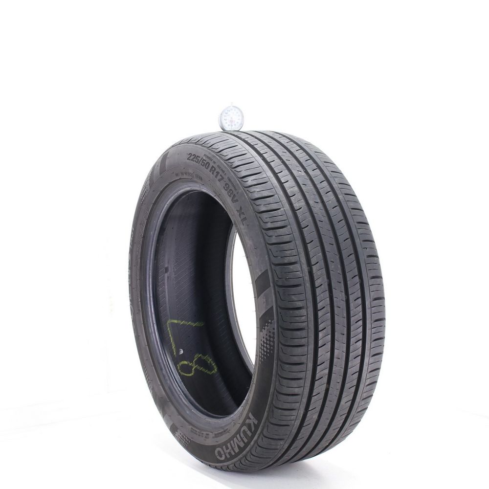 Set of (2) Used 225/50R17 Kumho Solus TA31 98V - 7/32 - Image 1