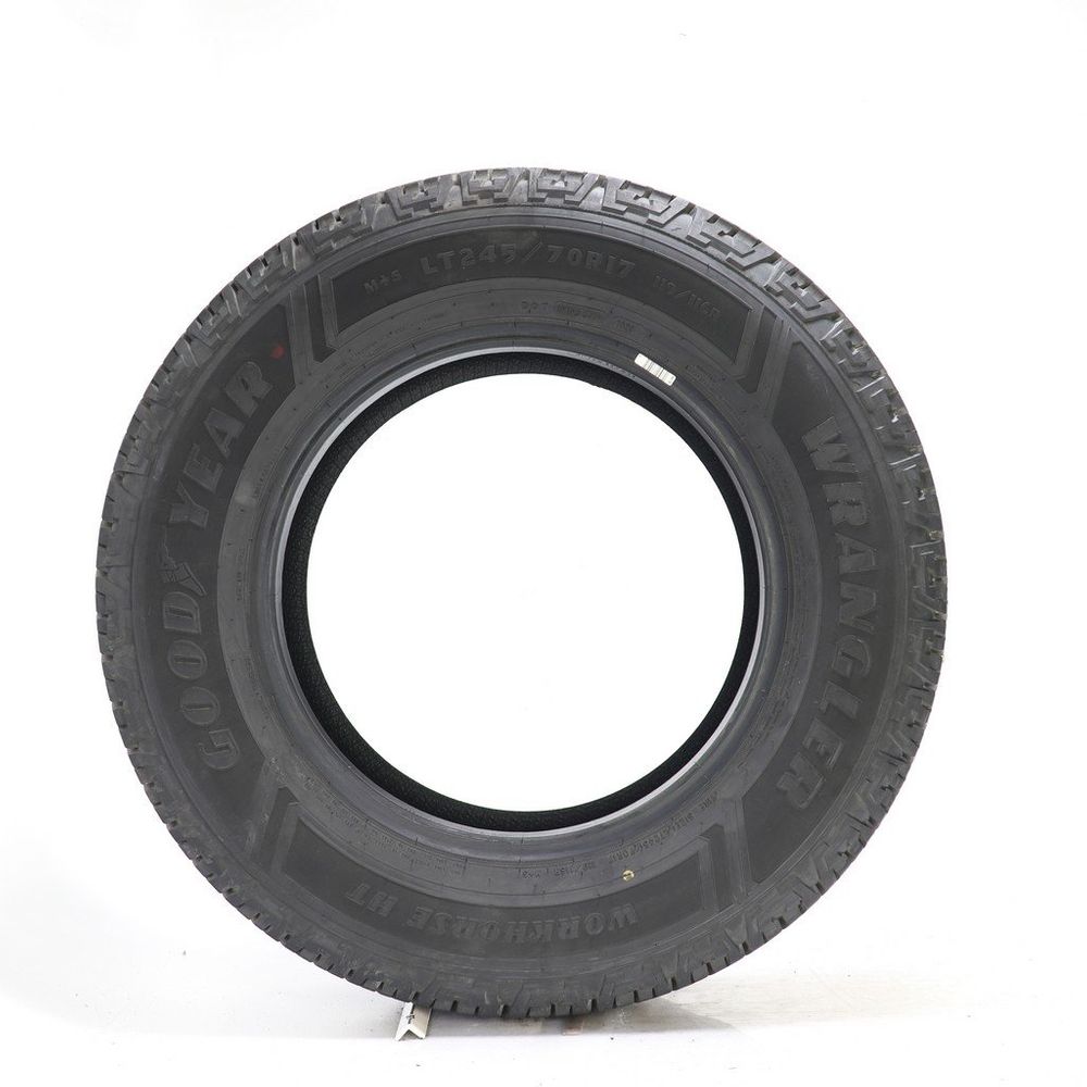 Set of (2) Used LT 245/70R17 Goodyear Wrangler Workhorse HT 119/116R E - 14.5-15/32 - Image 3