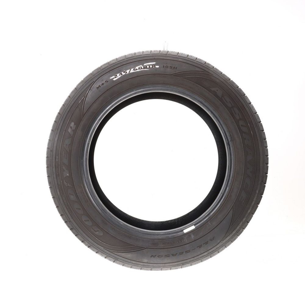 Set of (2) Used 245/60R18 Goodyear Assurance All-Season 105H - 8-8.5/32 - Image 3