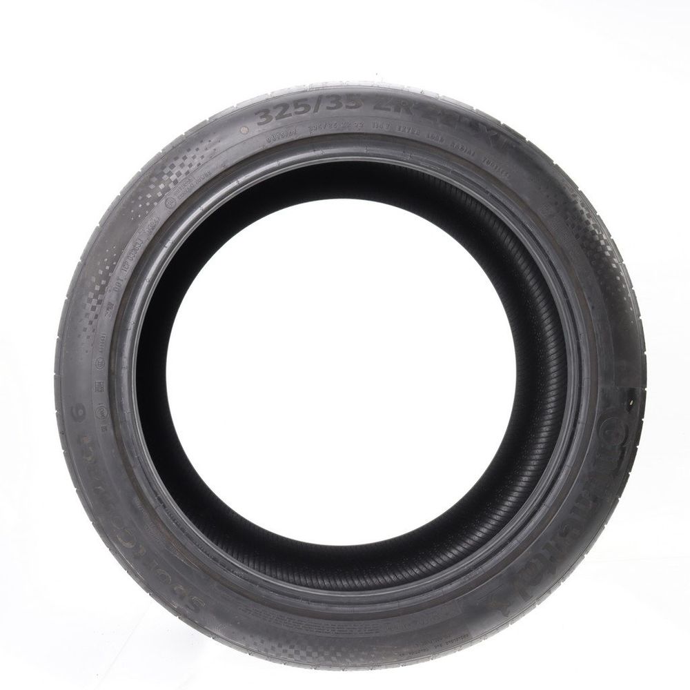 Set of (4) Used 325/35ZR22 Continental SportContact 6 MO1 114Y - 6.5-7.5/32 - Image 6