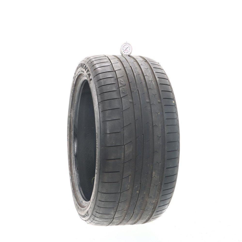 Set of (2) Used 295/35ZR19 Continental ExtremeContact Sport 104Y - 8.5-9/32 - Image 1