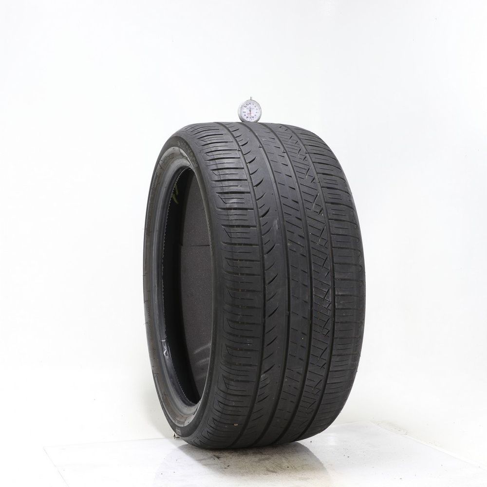 Set of (2) Used 285/35R20 Hankook Ventus S1 Noble2 MOE-S HRS Sound Absorber 104H - 6.5-8/32 - Image 1