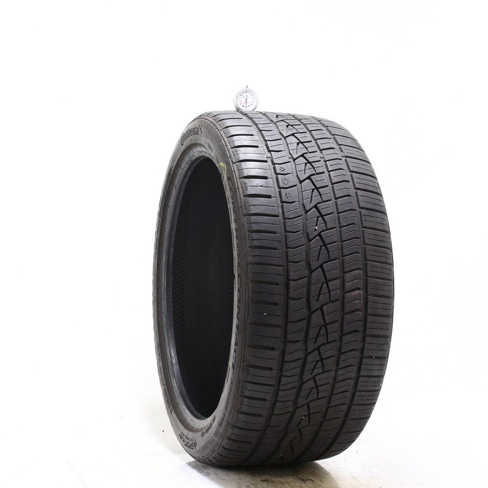 Set of (2) Used 295/35ZR21 Continental ControlContact Sport SRS Plus 107Y - 7/32 - Image 1