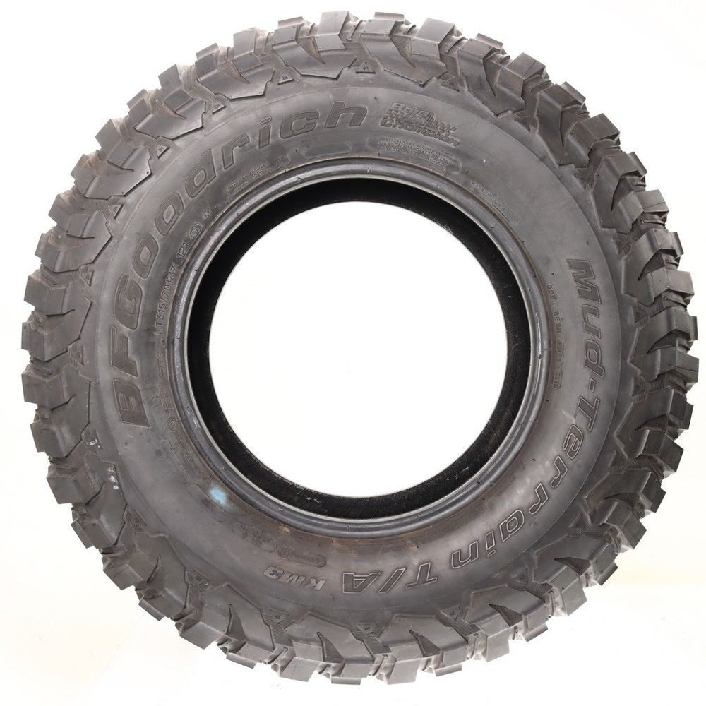 Used LT 315/70R17 BFGoodrich Mud-Terrain T/A KM3 121Q E - 18/32 - Image 3