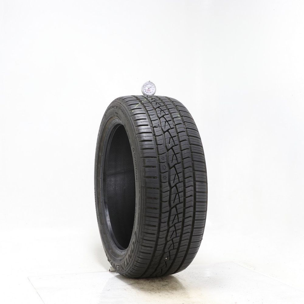 Set of (2) Used 225/45ZR17 Continental ControlContact Sport SRS Plus 91W - 9-10/32 - Image 1