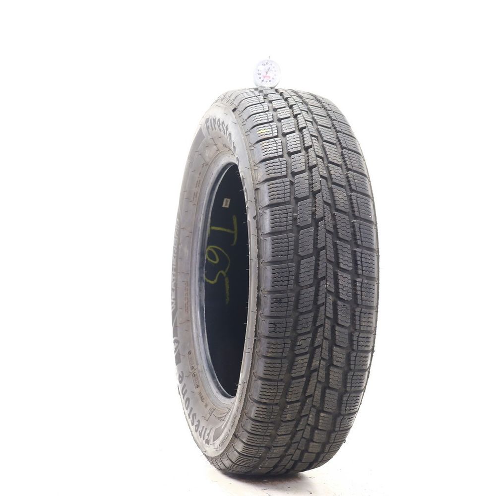 Set of (2) Used 205/65R16 Firestone WeatherGrip 95H - 8/32 - Image 1