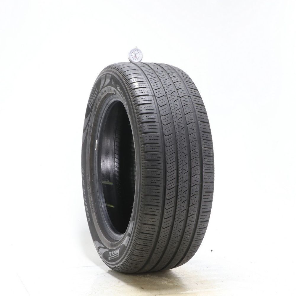 Set of (2) Used 235/60R18 Pirelli Scorpion AS Plus 3 103H - 6/32 - Image 1