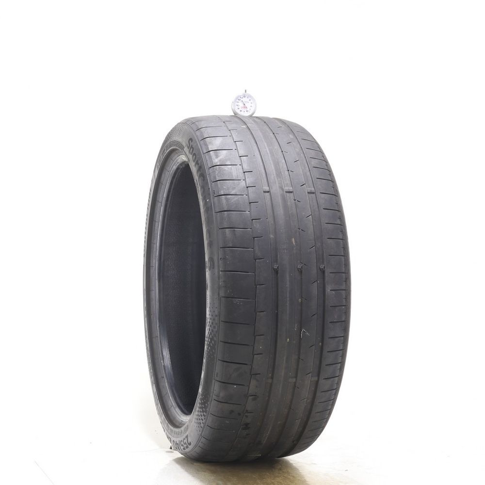 Used 255/40ZR20 Continental SportContact 6 MO1 101Y - 5.5/32 - Image 1