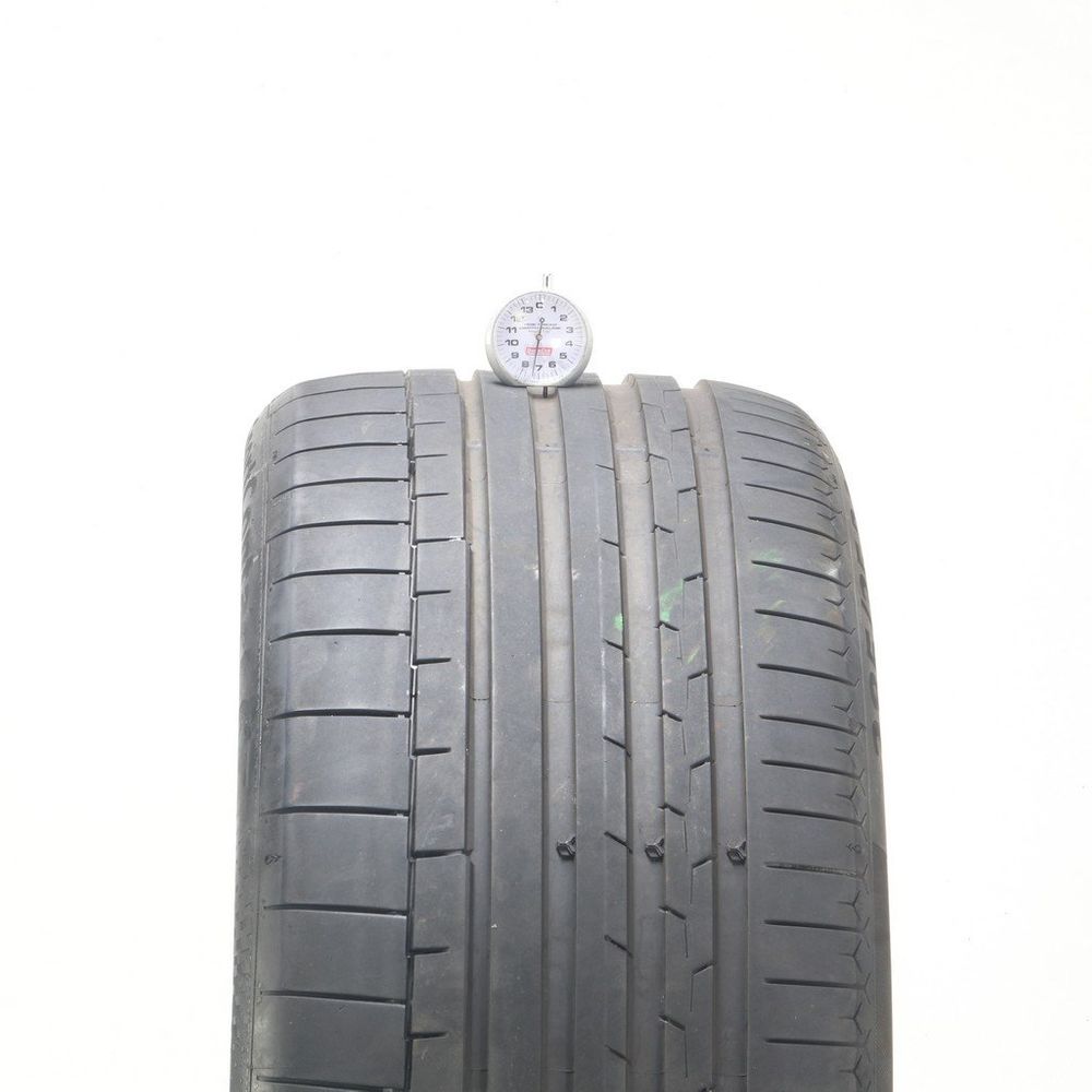 Set of (2) Used 285/35R22 Continental SportContact 6 TO ContiSilent 106Y - 7.5-9/32 - Image 2