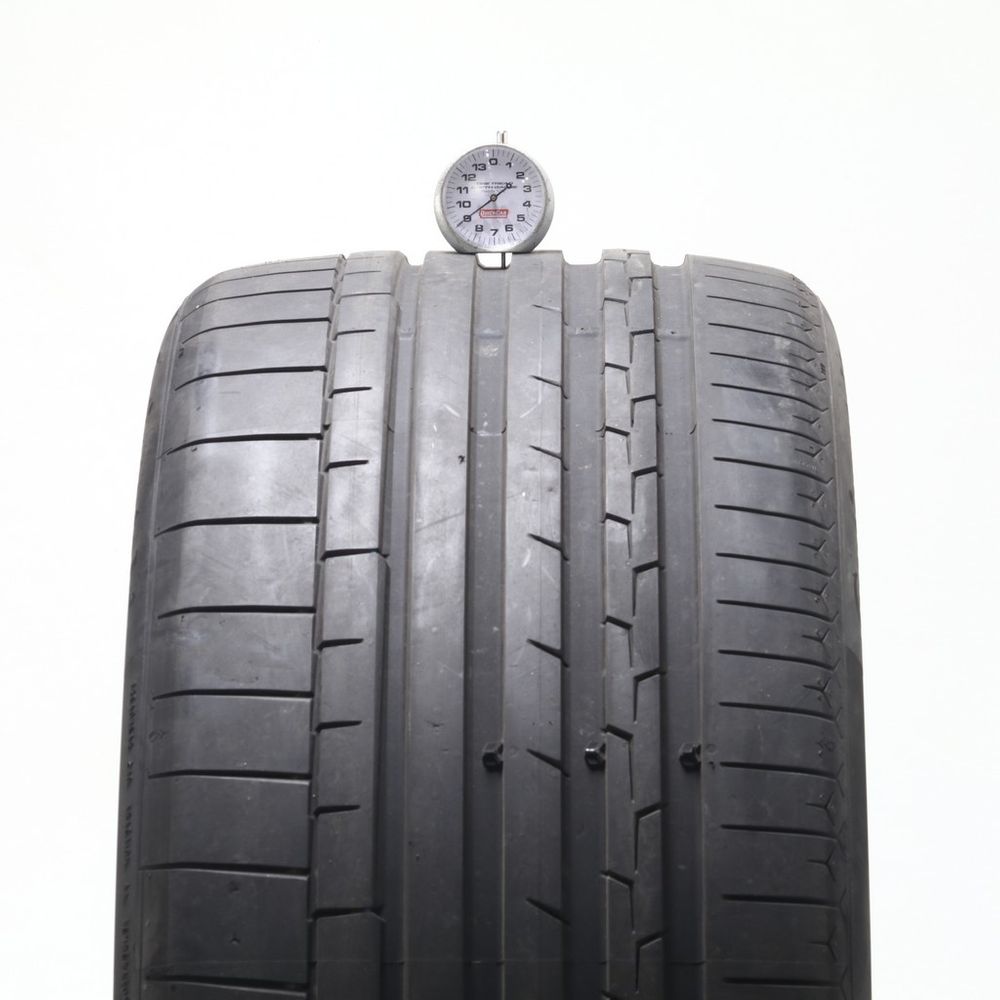 Set of (2) Used 285/35R22 Continental SportContact 6 TO ContiSilent 106Y - 7.5-9/32 - Image 5