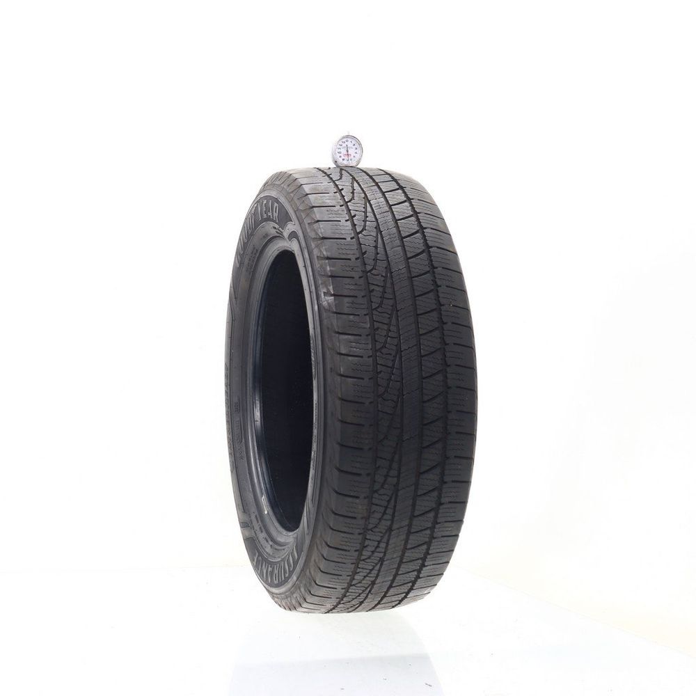 Set of (4) Used 225/60R17 Goodyear Assurance WeatherReady 99H - 7-8/32 - Image 1
