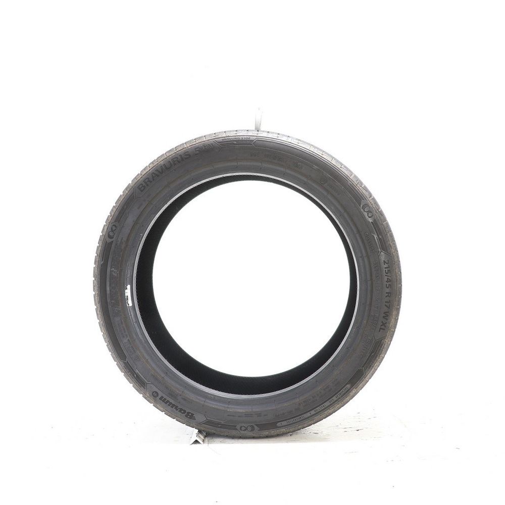 Set of (2) Used 215/45R17 Barum Bravuris 5 HM 91W - 6-6.5/32 - Image 3