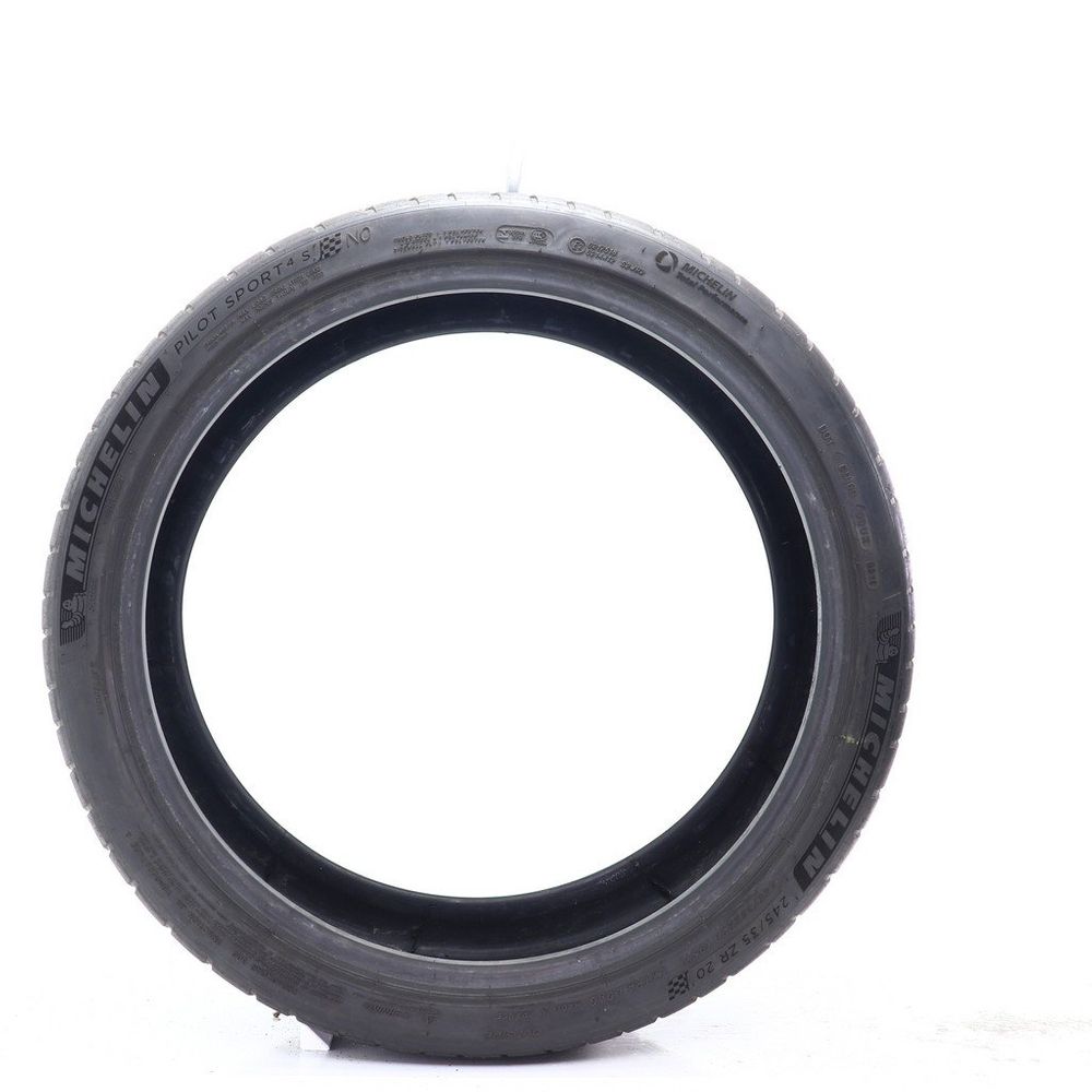 Set of (2) Used 245/35ZR20 Michelin Pilot Sport 4 S NO 95Y - 7.5-8/32 - Image 6