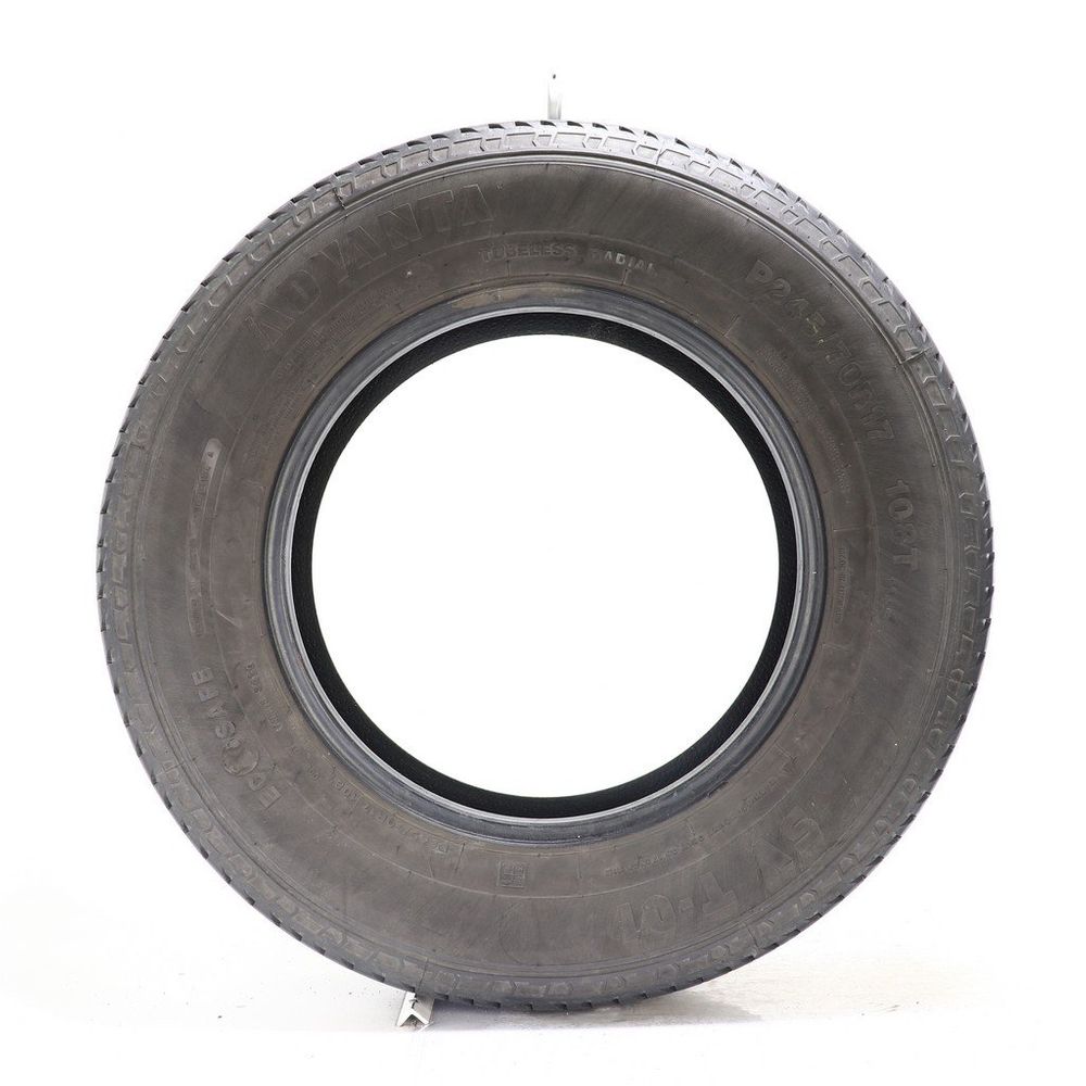 Set of (2) Used 245/70R17 Advanta SV T-01 108T - 6.5-8/32 - Image 3