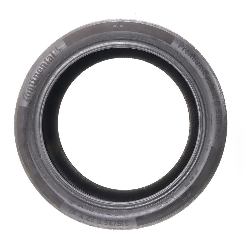 Set of (4) Used 315/35R22 Continental PremiumContact 6 SSR 111Y - 5.5-6.5/32 - Image 3