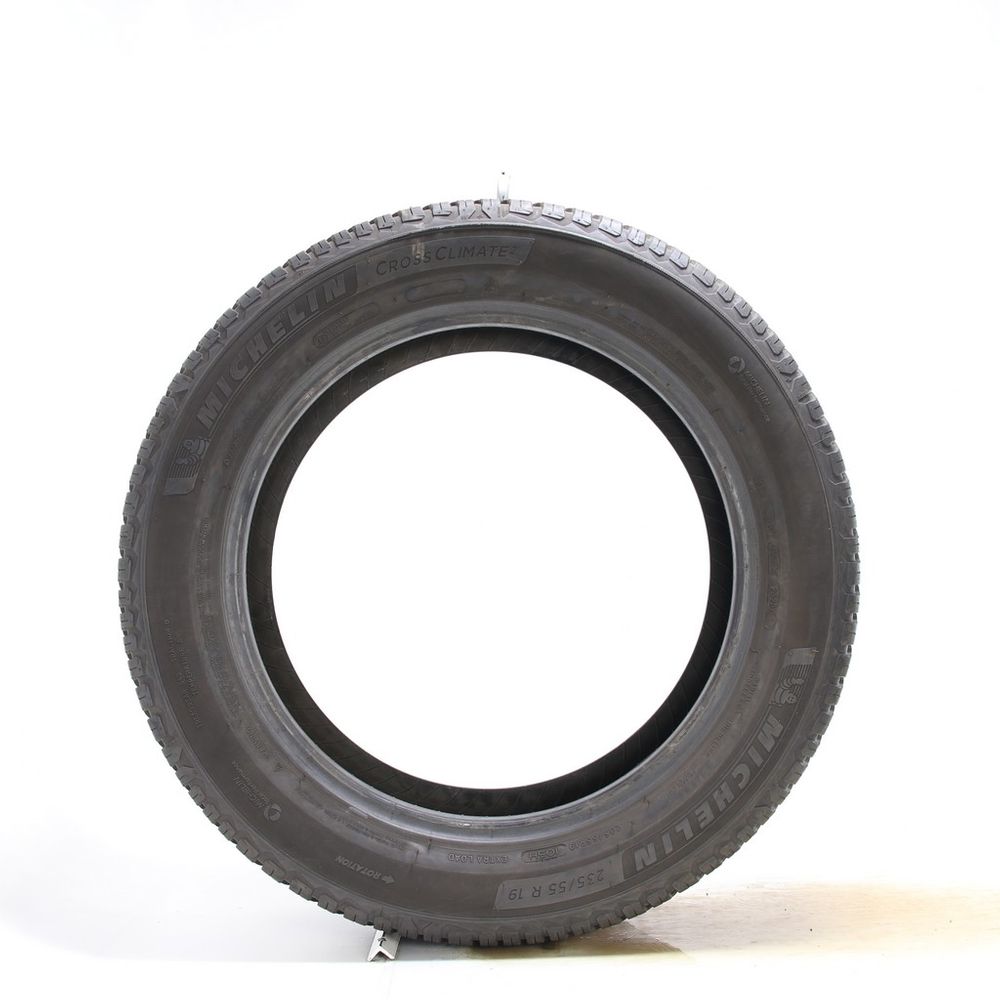 Set of (2) Used 235/55R19 Michelin CrossClimate 2 105H - 8-8.5/32 - Image 3