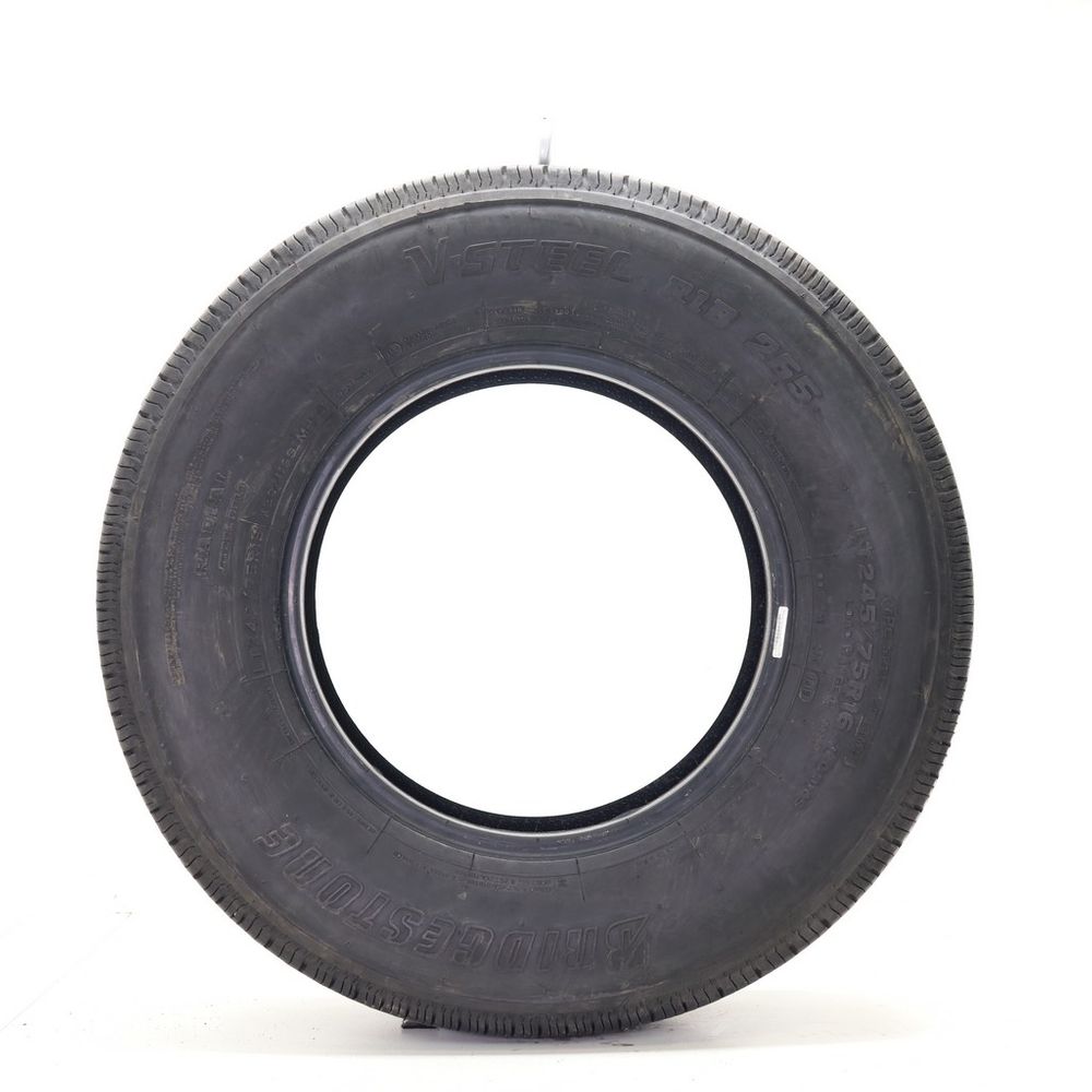 Set of (2) Used LT 245/75R16 Bridgestone V-steel RIB 265 120/116S E - 10.5-12/32 - Image 3