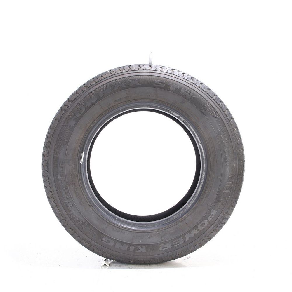 Set of (2) Used ST 205/75R15 Power King Towmax STR II 107/102L D - 8/32 - Image 3
