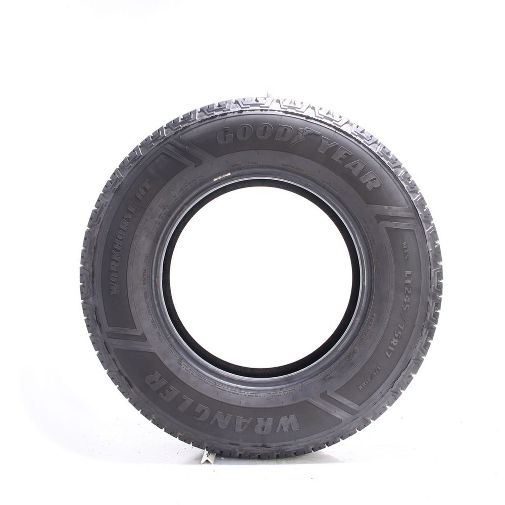 Used LT 245/75R17 Goodyear Wrangler Workhorse HT 121/118R E - 11/32 - Image 3