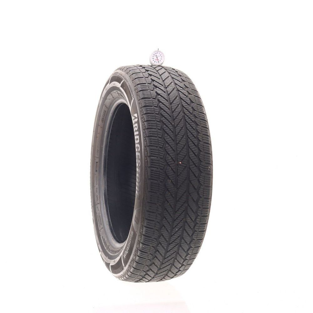 Set of (2) Used 225/60R18 Bridgestone WeatherPeak 100H - 6-7/32 - Image 1