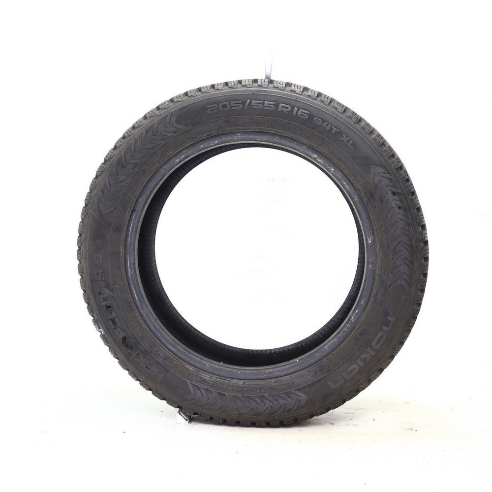 Set of (2) Used 205/55R16 Nokian Hakkapeliitta 8 94T - 9.5-10/32 - Image 3