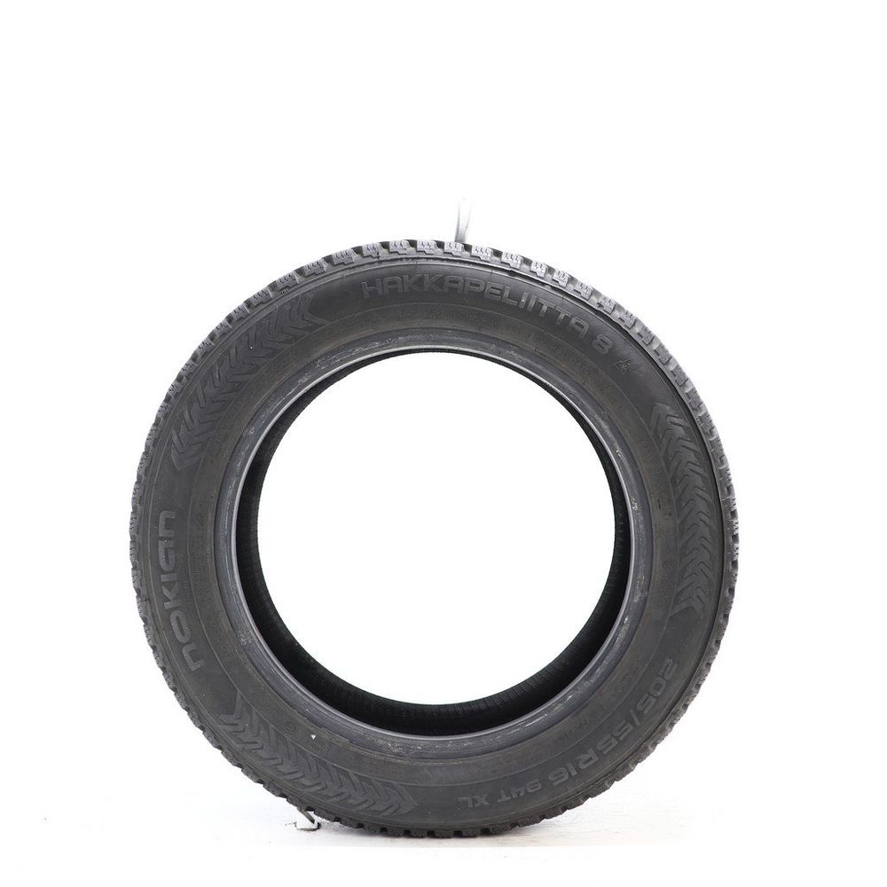 Set of (2) Used 205/55R16 Nokian Hakkapeliitta 8 94T - 9.5-10/32 - Image 6