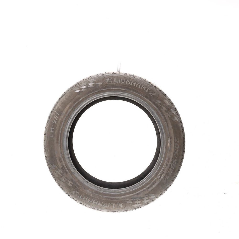Set of (2) Used 205/55R16 Lionhart LH-501 91V - 7-8/32 - Image 3