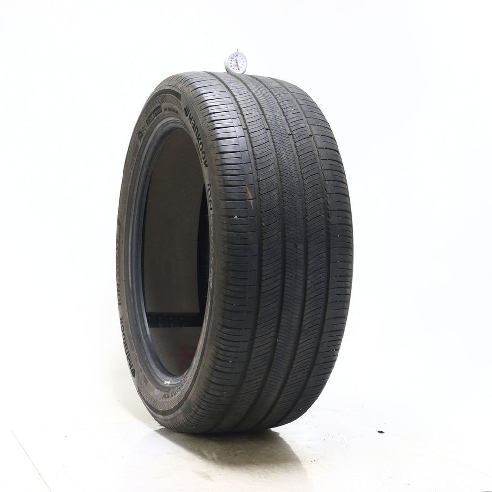 Set of (2) Used 285/45R21 Hankook iON evo AS SUV Sound Absorber EV 113V - 6-7.5/32 - Image 1