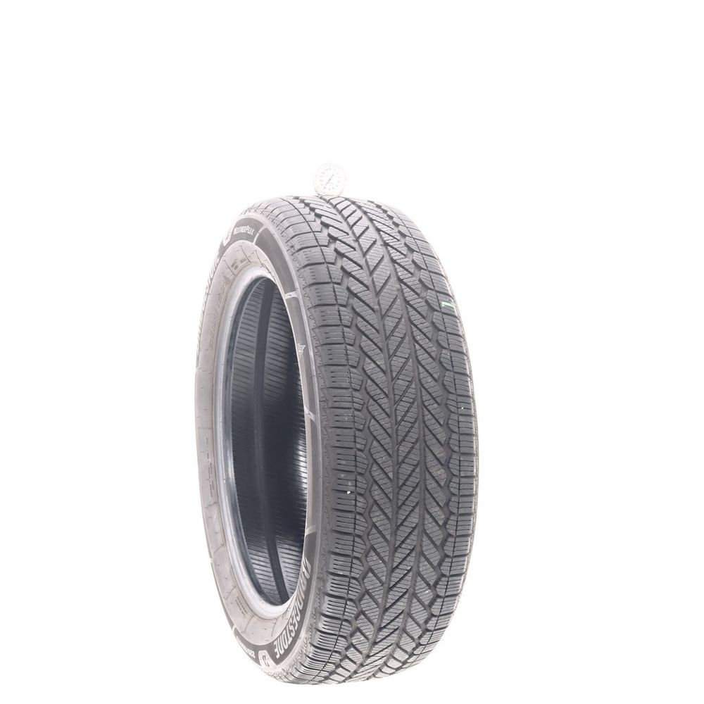 Set of (4) Used 225/55R19 Bridgestone WeatherPeak 99V - 7-8/32 - Image 4