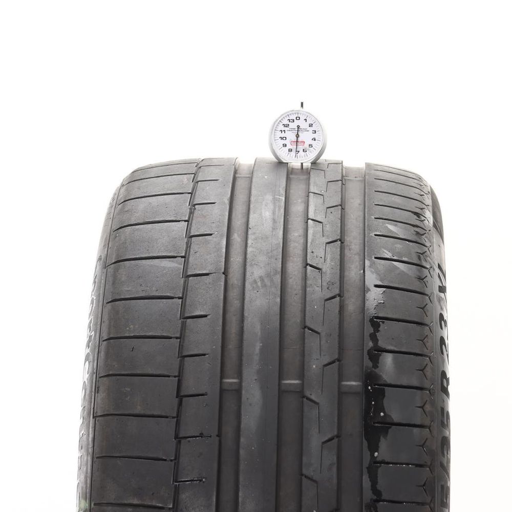 Used 285/35R23 Continental SportContact 6 R01 ContiSilent 107Y - 7/32 - Image 2
