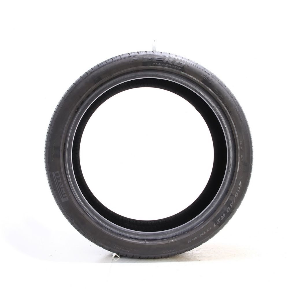 Set of (2) Used 265/40R21 Pirelli P Zero MOE-S Run Flat PNCS ELECT 105H - 6-7/32 - Image 3