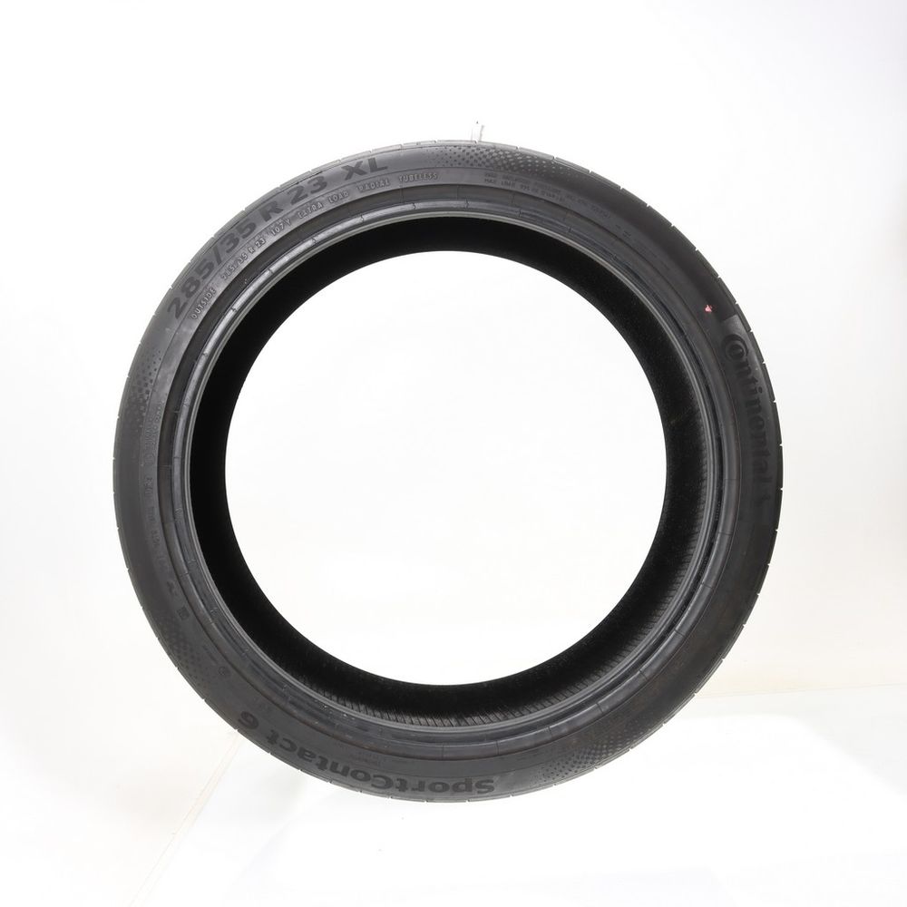 Used 285/35R23 Continental SportContact 6 R01 ContiSilent 107Y - 8/32 - Image 3