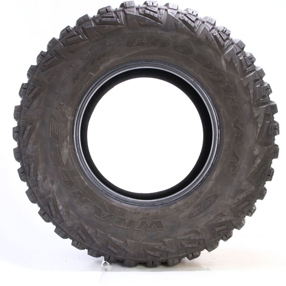 Used LT 35X12.5R17 Goodyear Wrangler MTR with Kevlar 111Q C - 10/32 - Image 3