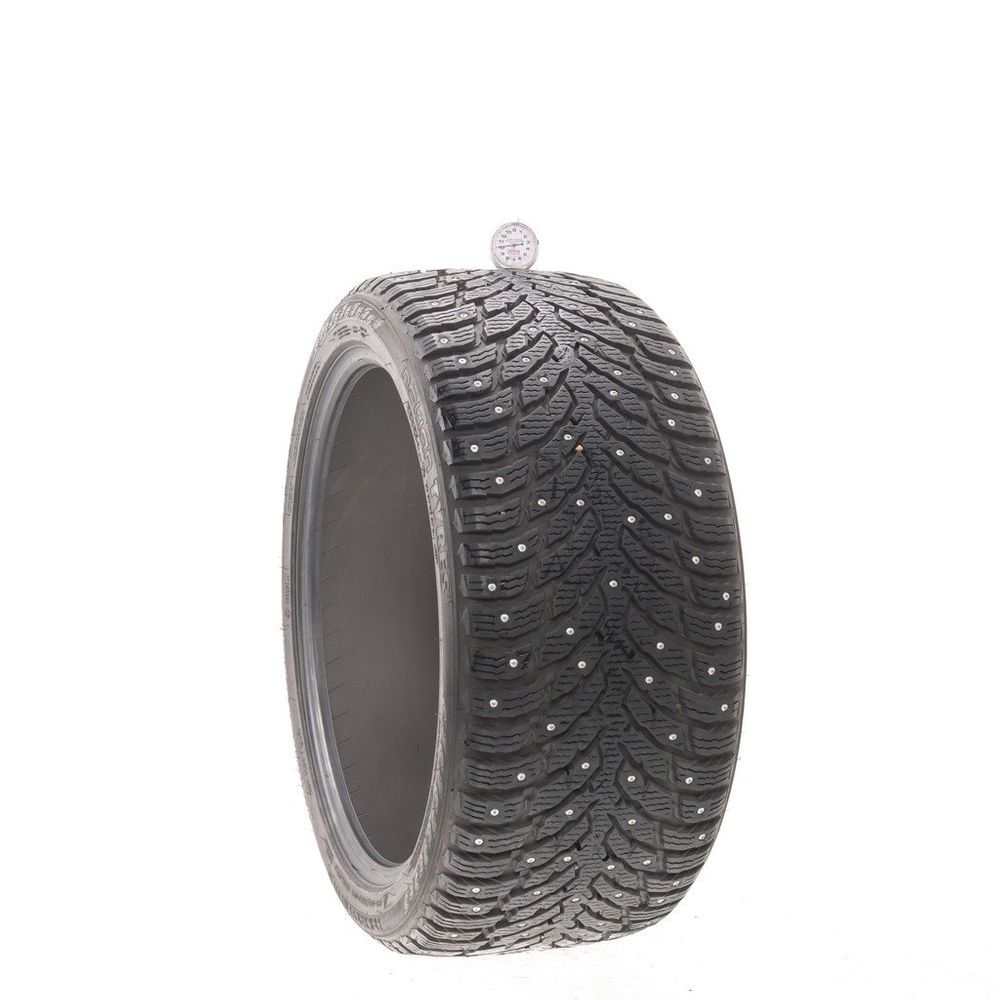 Set of (2) Used 275/35R20 Nokian Hakkapeliitta 9 Studded 102T - 9.5-10/32 - Image 4