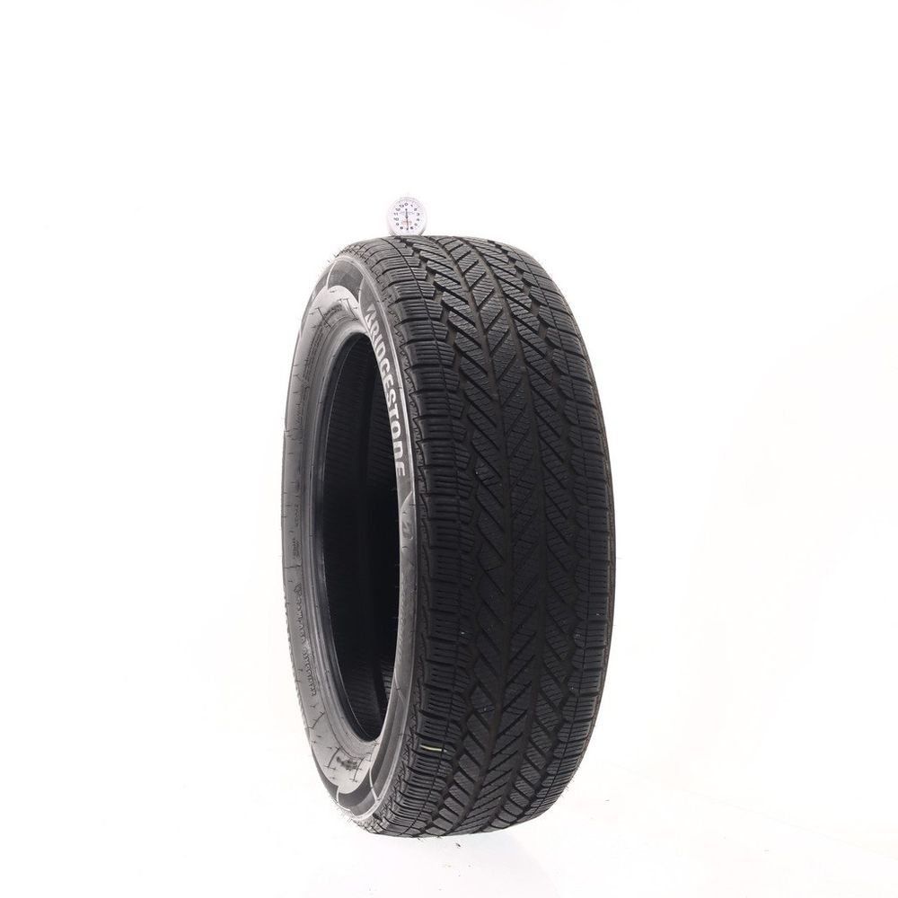 Set of (4) Used 225/55R19 Bridgestone WeatherPeak 99V - 6.5-8/32 - Image 1