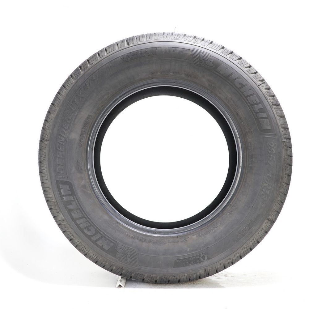 Set of (2) Used 265/70R18 Michelin Defender LTX M/S 116T - 10-10.5/32 - Image 3