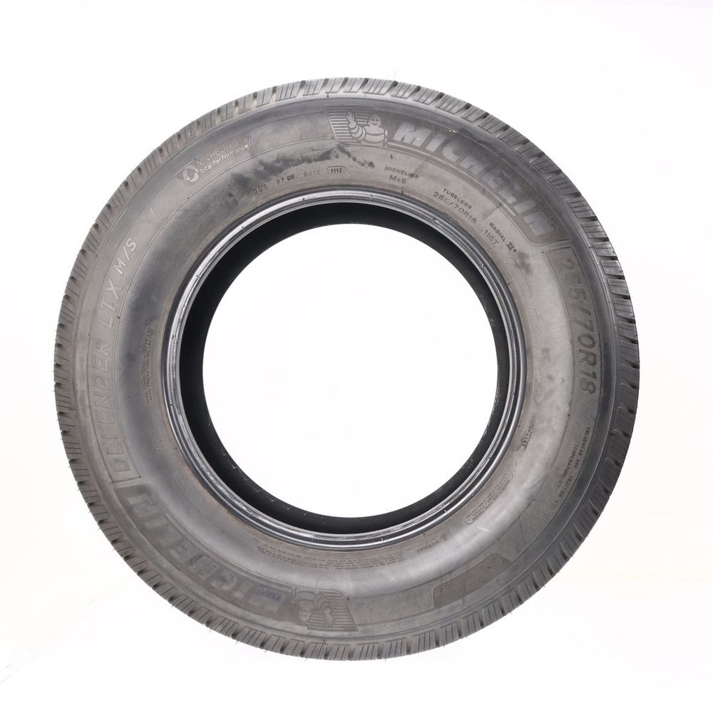 Set of (2) Used 265/70R18 Michelin Defender LTX M/S 116T - 10-10.5/32 - Image 6
