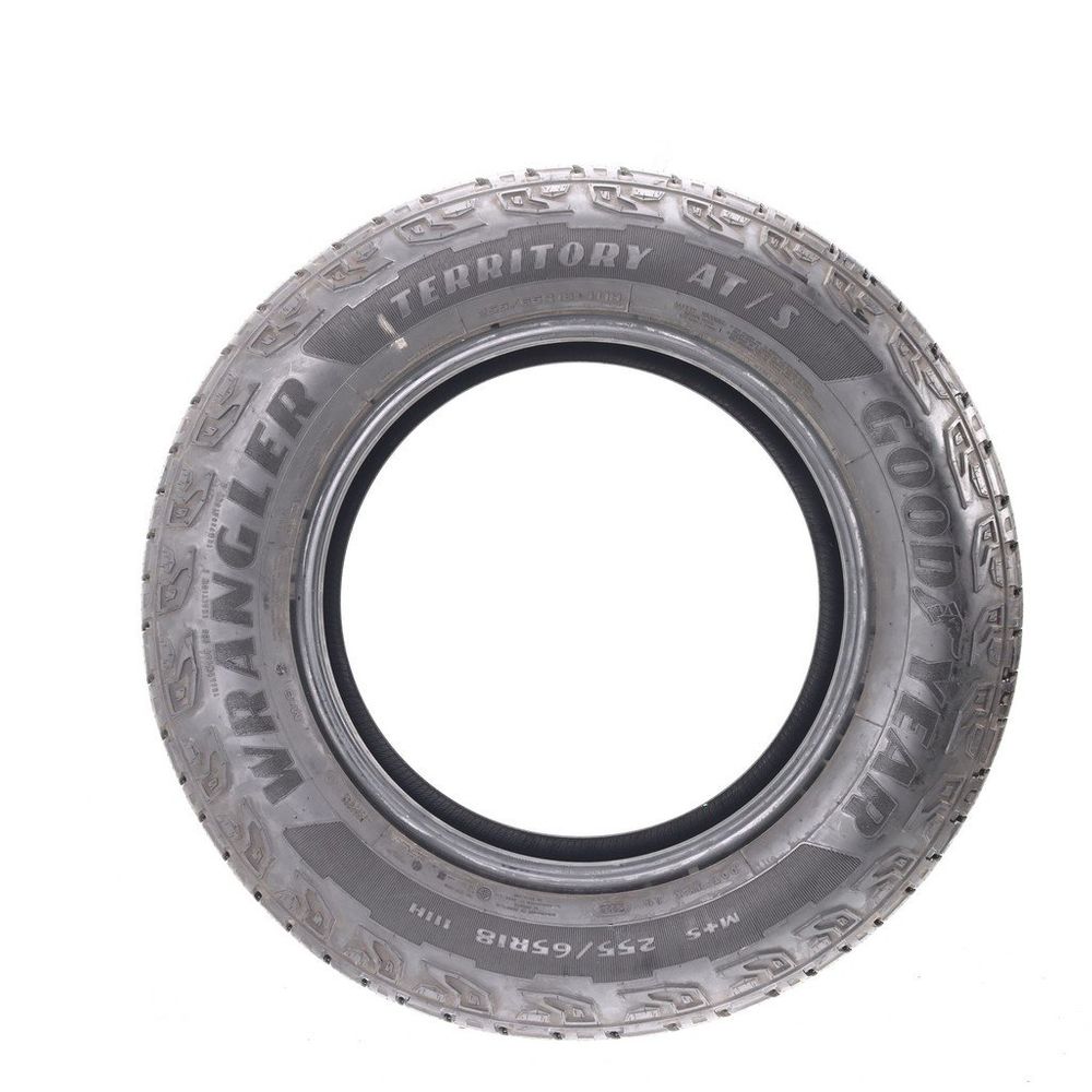 Used 255/65R18 Goodyear Wrangler Territory AT/S 111H - 11.5/32 - Image 3