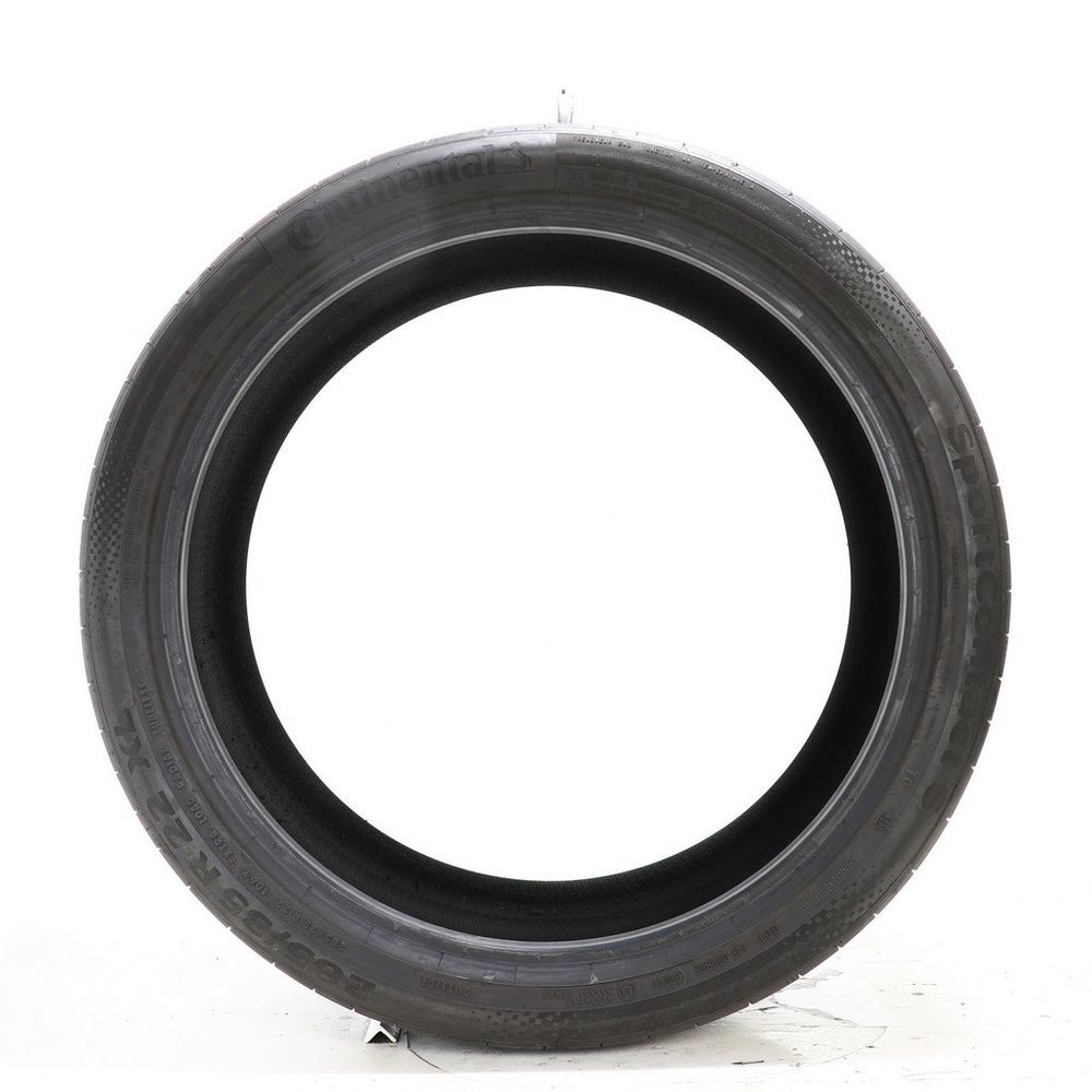 Set of (2) Used 285/35R22 Continental SportContact 6 TO ContiSilent 106Y - 6-7/32 - Image 3
