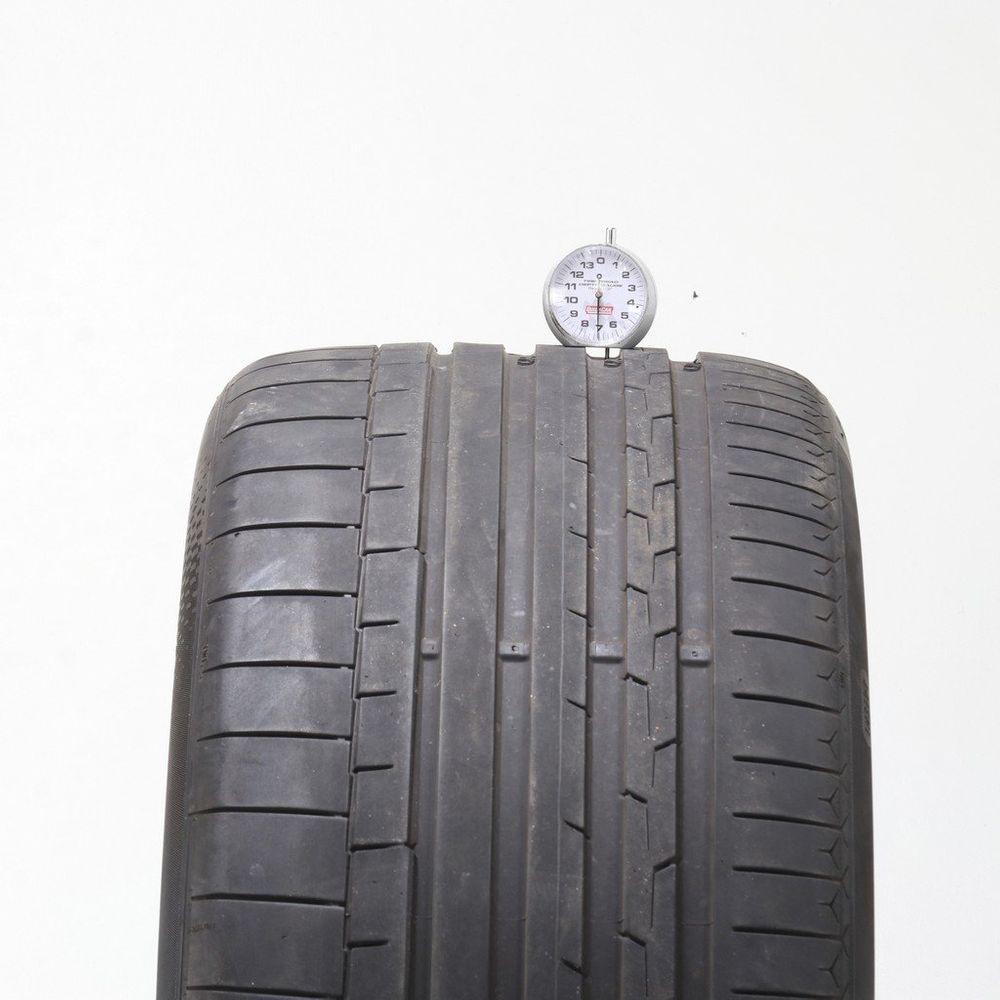 Set of (2) Used 285/35R22 Continental SportContact 6 TO ContiSilent 106Y - 6-7/32 - Image 5