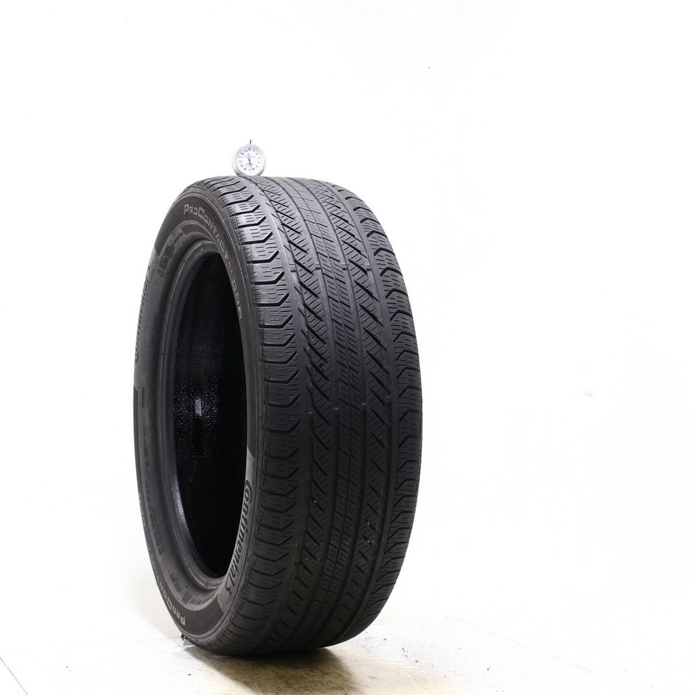 Set of (2) Used 235/50R19 Continental ProContact GX SSR MOE 103T - 6-7/32 - Image 1